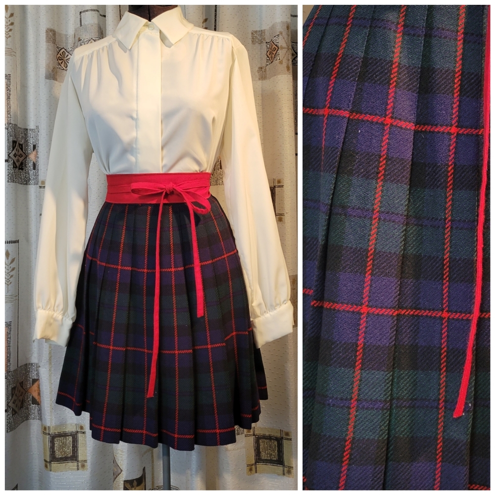 Vintage Madison Pleated Skirt